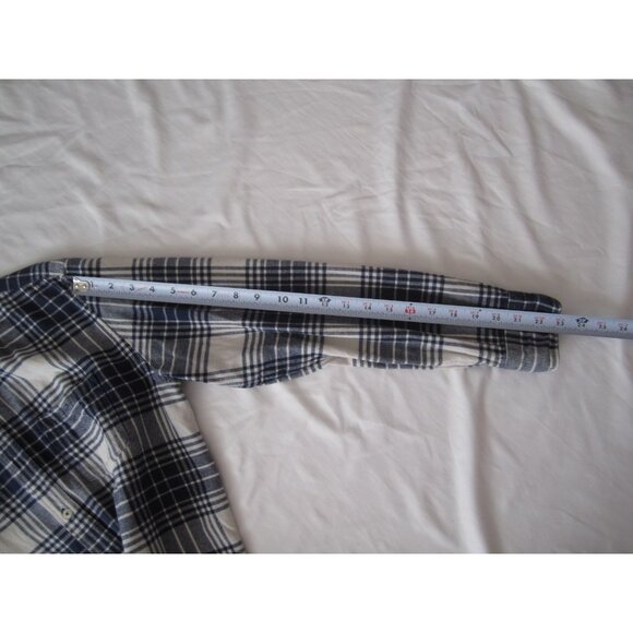 Men's American Heritage Plaid Flannel Button Long Sleeve Shirt Sz M (MT783) - Picture 6 of 9